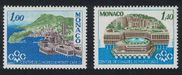 Monaco Inauguration Of Monaco Congress Centre 2v 1978 MNH SG#1339-1340 - Neufs