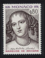 Monaco 350th Birth Anniversary Of Marquise De Sevigne Writer 1976 MNH SG#1274 Sc#1039 - Ungebraucht