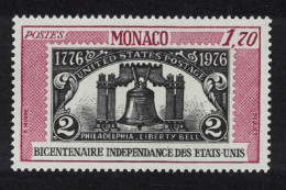 Monaco American Revolution Liberty Bell 1976 MNH SG#1243 Sc#1021 - Ungebraucht