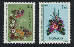 Monaco Monte Carlo Flower Show 1977 2v 1976 MNH SG#1282-1283 Sc#1047-1048 - Unused Stamps