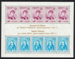 Monaco Paintings Europa CEPT 2v MS 1975 MNH SG#MS1188 - Ungebraucht