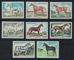 Monaco Horses 8v 1970 MNH SG#991-998 - Ungebraucht