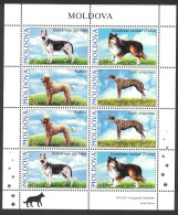 Moldova Dogs 4v Sheetlet 2006 MNH SG#557-560 - Moldavie