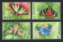 Moldova Butterflies And Moths 4v 2003 MNH SG#455-458 Sc#440-443 - Moldavie