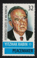 Micronesia Yitzhak Rabin Israeli Commemoration 1995 MNH SG#451 - Micronesia