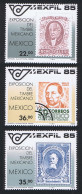 Mexico Stamp Exhibition 'Mexico 85' 3v 1985 MNH SG#1739-1741 Sc#1382-1384 - Mexico