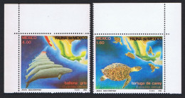 Mexico Whales Turtles Mexican Fauna 2v Top Corners 1982 MNH SG#1638-1639 Sc#1281-1282 - Messico