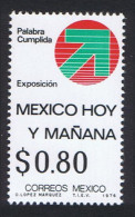 Mexico Exhibition 'Mexico Today And Tomorrow' 1976 MNH SG#1383 Sc#1148 - Mexico