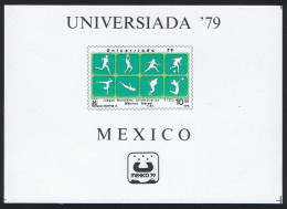 Mexico Universiada 79 MS Airmail 1979 MNH SG#MS1520 Sc#C614 - Messico