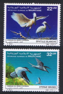 Mauritania Birds Spoonbill Terns 2v 1986 MNH SG#875-876 MI#901-902 Sc#616-617 - Mauritania (1960-...)