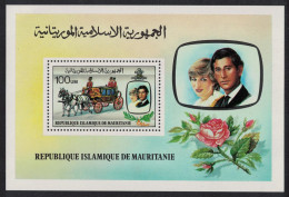 Mauritania Charles And Diana Royal Wedding MS 1981 MNH SG#MS704 - Mauritania (1960-...)