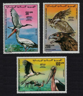 Mauritania Ibis Storks Eagles Birds 3v 1976 MNH SG#525-527 - Mauretanien (1960-...)