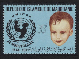 Mauritania 25th Anniversary Of UNICEF 1971 MNH SG#394 - Mauretanien (1960-...)