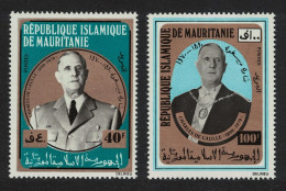 Mauritania General De Gaulle Commemoration 2v 1971 MNH SG#384-385 - Mauretanien (1960-...)