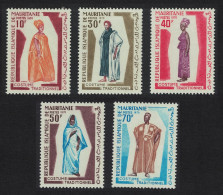 Mauritania Traditional Costumes 5v 1970 MNH SG#370-374 - Mauretanien (1960-...)