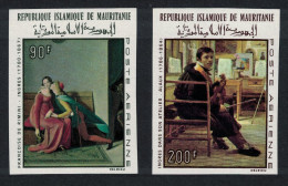 Mauritania Paintings By Jean Ingres 2v Imperf 1968 MNH SG#284-285imo MI#323-324 Sc#C66+C69 - Mauritania (1960-...)