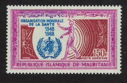Mauritania 20th Anniversary Of WHO 1968 MNH SG#303 MI#341 Sc#C76 - Mauretanien (1960-...)