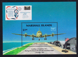 Marshall Is. Douglas C-54 Globester MS 1986 MNH SG#MS79 Sc#114 - Marshall Islands