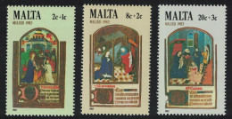 Malta Christmas 3v 1983 MNH SG#719-721 Sc#B48-B50 - Malta