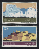 Malta Castles Inventions Europa 2v 1983 MNH SG#712-713 - Malta