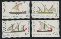 Malta Maltese Ships 1st Series 4v 1982 MNH SG#701-704 - Malte