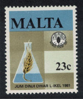 Malta World Food Day 23c 1981 MNH SG#666 - Malte