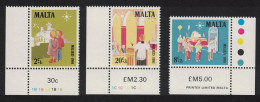 Malta Christmas 3v Corners 1981 MNH SG#683-685 - Malta