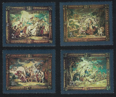 Malta Flemish Tapestries Paintings By Rubens 4v 1979 MNH SG#615-618 - Malte