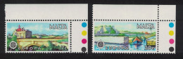 Malta Landscapes Europa 2v Corners 1977 MNH SG#584-585 - Malte