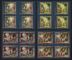 Malta Rubens Flemish Tapestries 4v Blocks Of 4 1977 MNH SG#576-579 Sc#522-525 - Malta