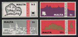 Malta European Architectural Heritage Year 4v 1975 MNH SG#545-548 - Malte