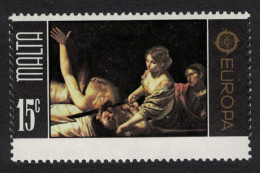 Malta 'Judith And Holofernes' Painting By De Boulogne 1975 MNH SG#544 - Malte