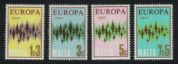 Malta Stars Europa 4v 1972 MNH SG#478-481 Sc#450-453 - Malte