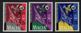 Malta 25th Anniversary Of United Nations 3v 1970 MNH SG#441-443 - Malte