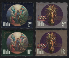 Malta St Joseph As Patron Saint Statue Of 'Our Lady Of Victories' 4v 1971 MNH SG#452-455 - Malte