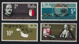 Malta Music Birds University Anniversaries 4v 1969 MNH SG#418-421 - Malte