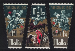 Malta Christmas 3v 1967 MNH SG#393-395 - Malte