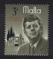 Malta President Kennedy Commemoration 3d 1966 MNH SG#371 - Malte