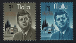 Malta President Kennedy Commemoration 2v 1966 MNH SG#371-372 - Malte