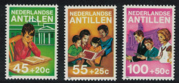 Neth. Antilles Child Welfare Education Church 3v 1984 MNH SG#869-871 - Curacao, Netherlands Antilles, Aruba