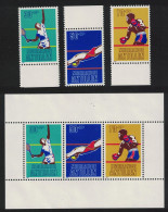 Neth. Antilles Tennis Boxing Swimming 3v+MS 1981 MNH SG#751-MS754 - Curacao, Netherlands Antilles, Aruba