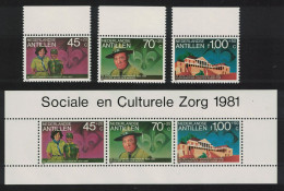 Neth. Antilles Boy Scouts Association 3v+MS 1981 MNH SG#757-MS760 - Curaçao, Nederlandse Antillen, Aruba