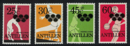 Neth. Antilles Basketball Gymnastics 4v 1980 MNH SG#729-732 - Curacao, Netherlands Antilles, Aruba