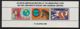 Neth. Antilles Goat Cattle Horse MS 1979 MNH SG#MS693 - Curaçao, Nederlandse Antillen, Aruba