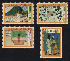 Neth. Antilles Child Welfare Children's Drawings 4v 1980 MNH SG#737-740 - Niederländische Antillen, Curaçao, Aruba