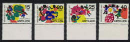 Neth. Antilles Child Welfare 4v Bottom Margins 1977 MNH SG#645-648 - Niederländische Antillen, Curaçao, Aruba