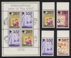 Neth. Antilles International Year Of The Child 4v+MS 1979 MNH SG#705-MS709 - Curacao, Netherlands Antilles, Aruba