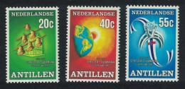 Neth. Antilles 50th Anniversary Of 1977 MNH SG#642-644 - Curaçao, Antilles Neérlandaises, Aruba