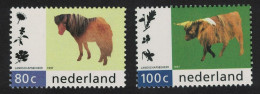 Netherlands Pony Cow Nature And The Environment 2v 1997 MNH SG#1831-1832 - Nuovi