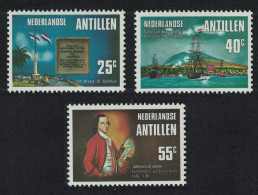 Neth. Antilles American Revolution 3v 1976 MNH SG#625-627 - Curacao, Netherlands Antilles, Aruba
